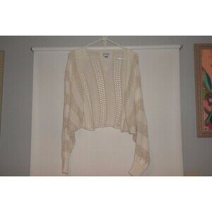 Chico’s Size S-M Shawl Open Cardigan Dolman Sleeve